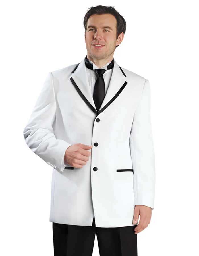 White Prom Suit - White Prom Tuxedo Suits - White Wedding Trim fit Tuxedo