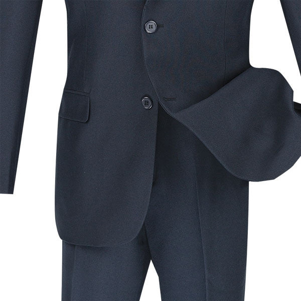 Slim Fit Suit Windowpane 3 Piece with Vest in Sky Blue by Vinci