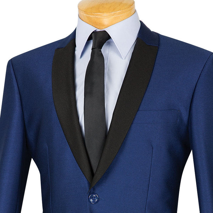Odyssey Collection - Brown Regular Fit 3 Piece Suit 2 Button Gangster Stripe by Vinci
