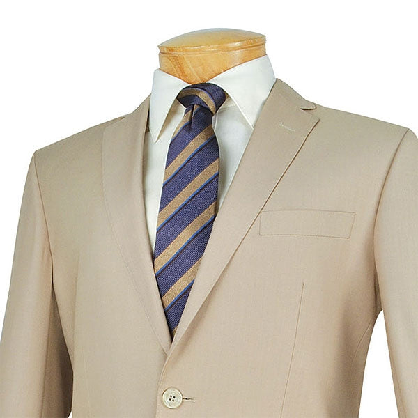 Leonardo Collection - Slim Fit Tuxedo 2 Buttons 3 Piece Burgundy Suit