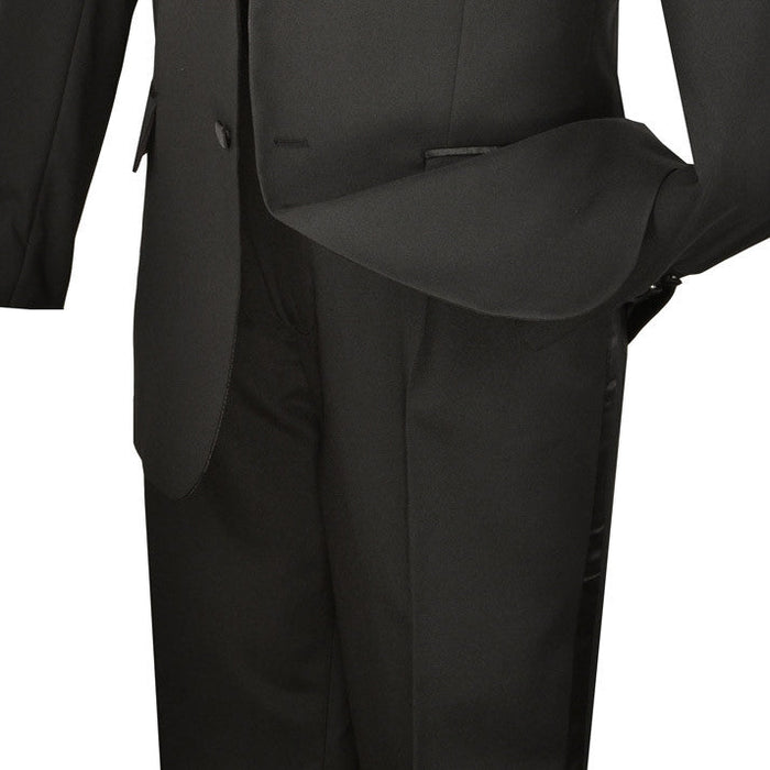 Slim Fit Men's Suit 2 Piece 2 Button in Hunter Green by Vinci