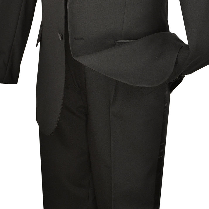 Slim Fit Men's Suit 2 Piece 2 Button in Hunter Green by Vinci