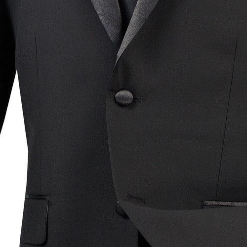 Slim Fit Business Men's Suit 3 Piece 2 Button in Ivory by Vinci