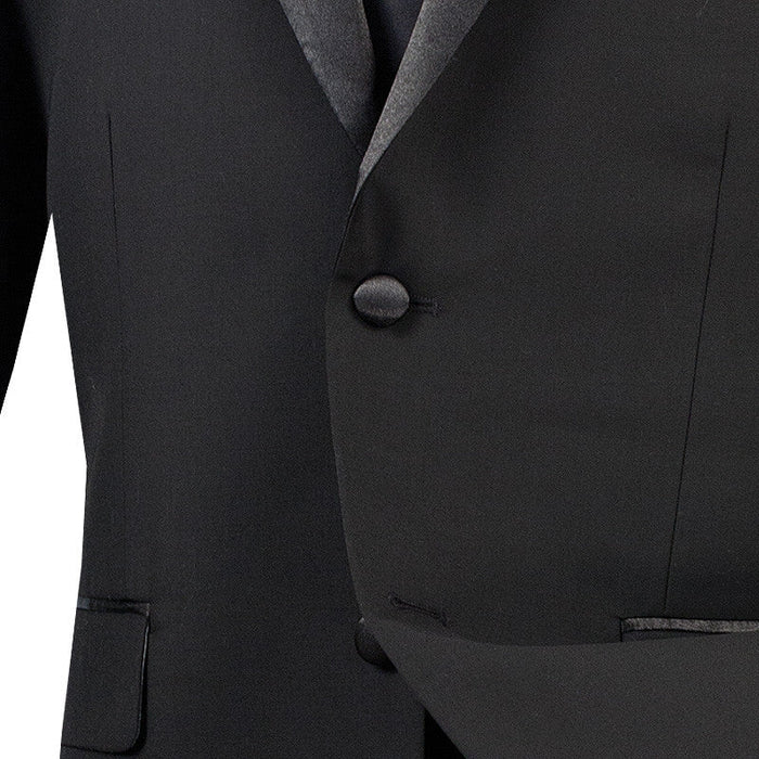 Slim Fit Business Men's Suit 3 Piece 2 Button in Ivory by Vinci