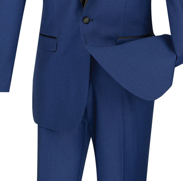(38S, 40S, 46R, 50R) Slim Fit 2 Piece Gray Tuxedo by Vinci