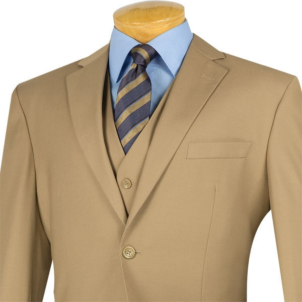 Morgan Collection - Regular Fit 3 Piece 2 Button Dark Olive