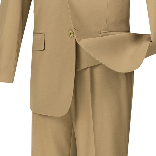 Morgan Collection - Regular Fit 3 Piece 2 Button Dark Olive