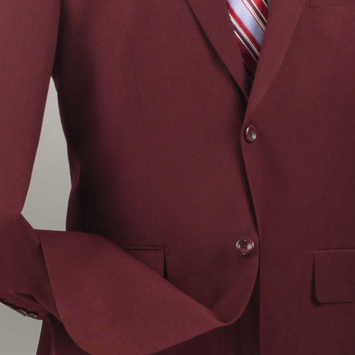 (36S, 42L, 42R, 46R) Slim Fit 3 Piece Ivory Suit by Vinci