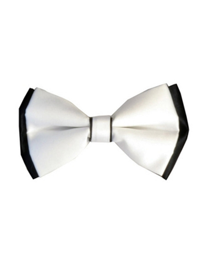 White & Black Bow Tie