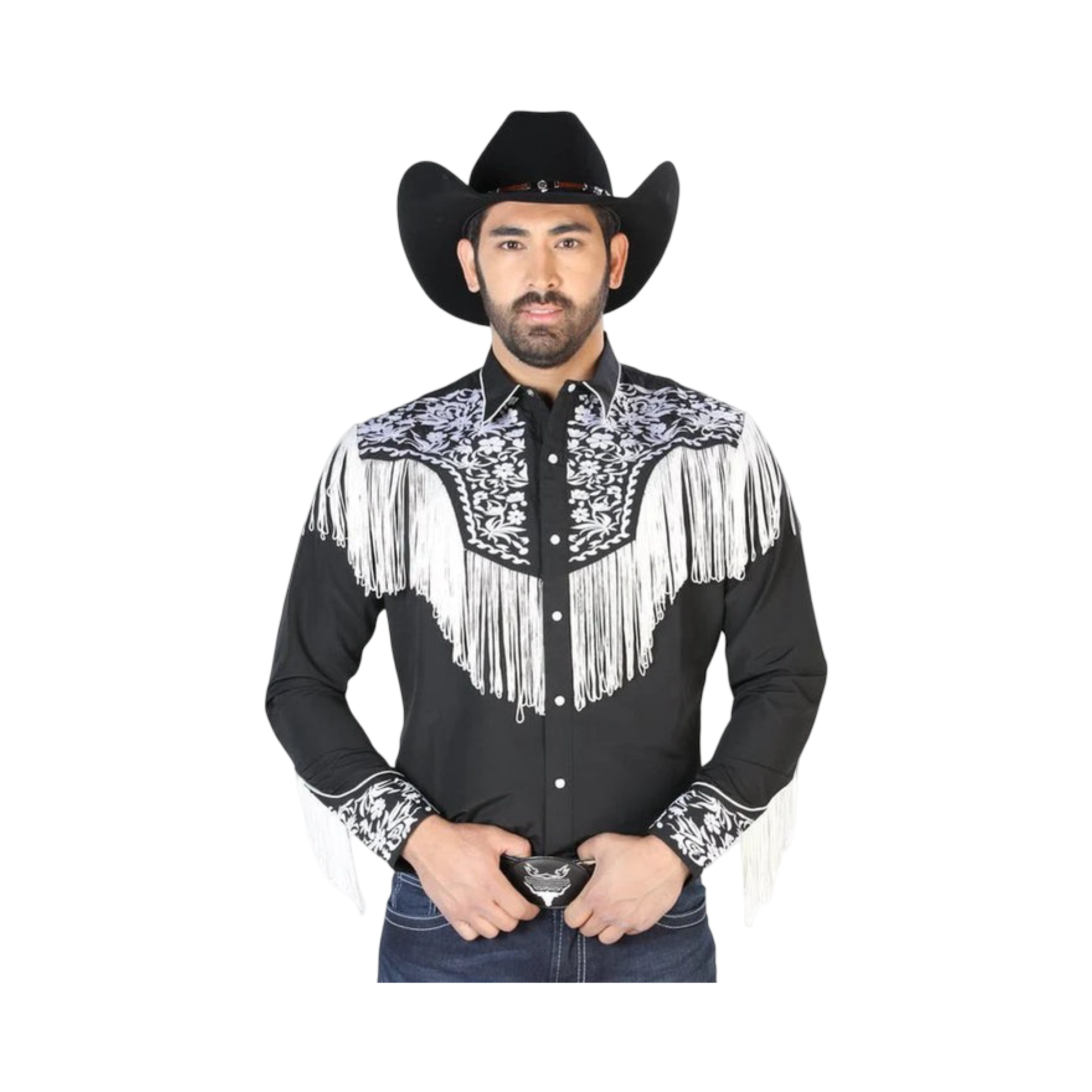 Camisa Vaquera Bordada El Señor de los Cielos