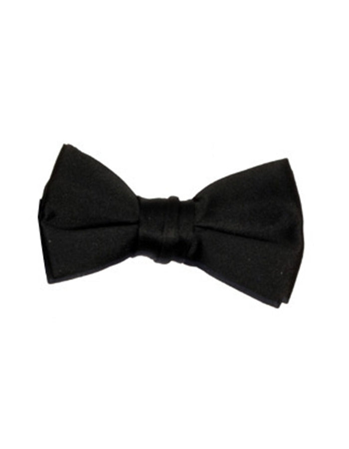 Black Pre-Tied Bow Tie