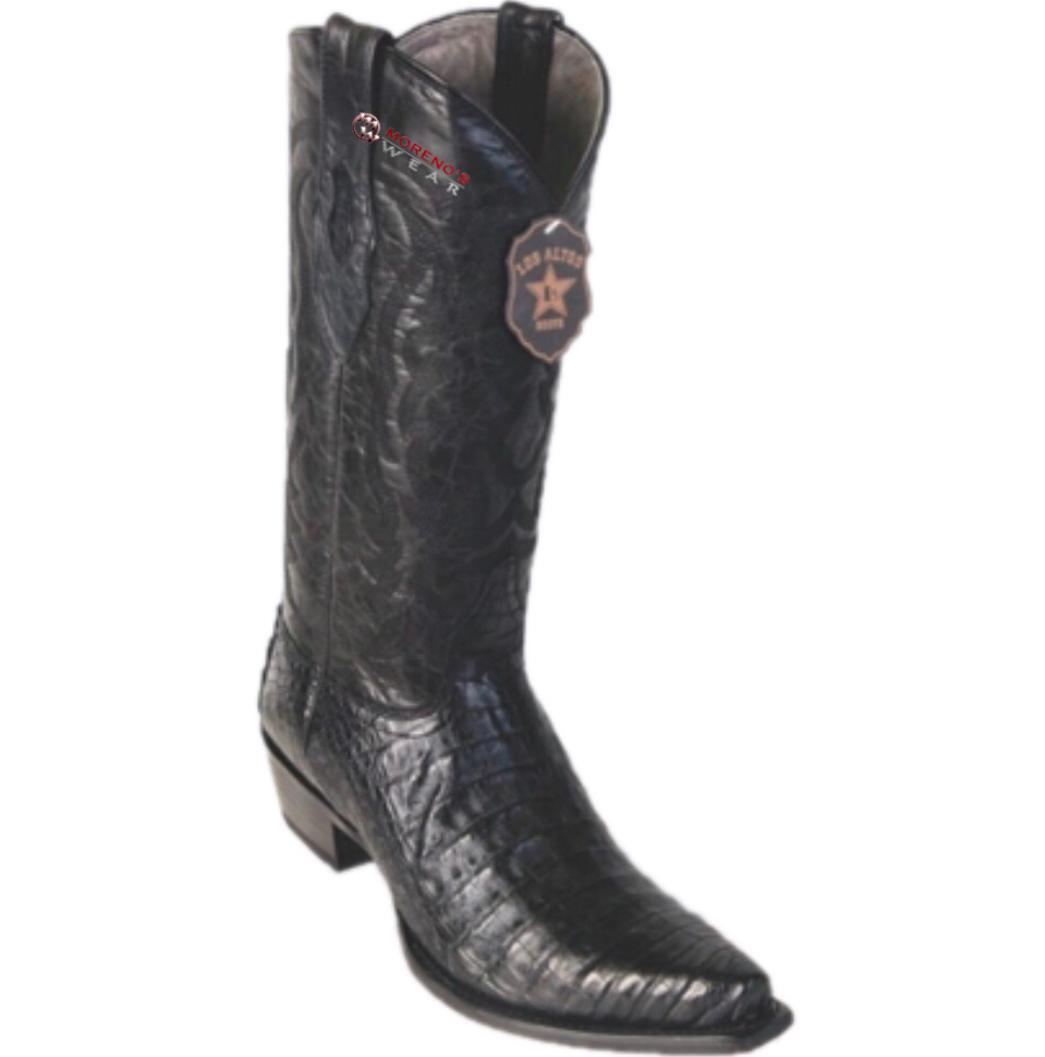 Men’s Los Altos Caiman Belly Boots Snip Toe (Style 2)