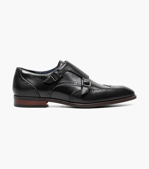 KARSON Wingtip Double Monk Strap