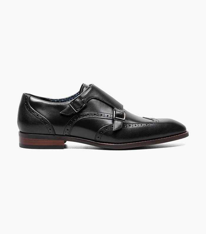 KARSON Wingtip Double Monk Strap