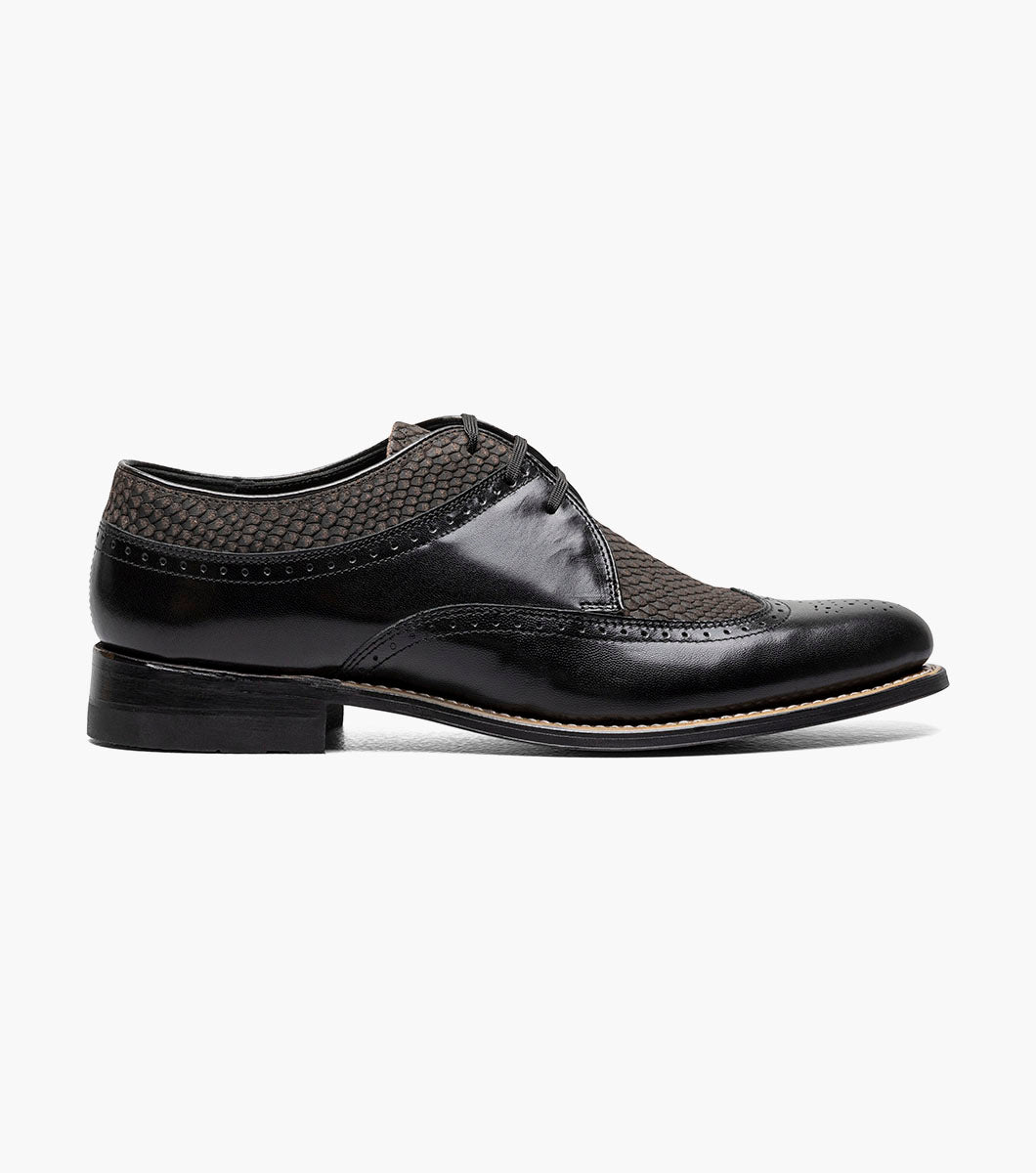 Stacy Adams Dayton Python Print Wingtip Oxford by Stacy Adams Shoes