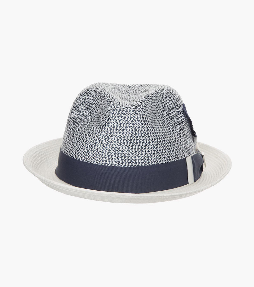 SKYLIN FEDORA Paper Braided Pinch Front Hat
