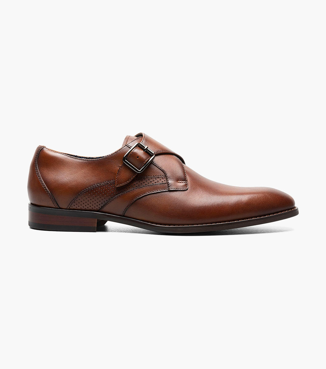 Stacy Adams Karcher Plain Toe Monk Strap by Stacy Adams Shoes