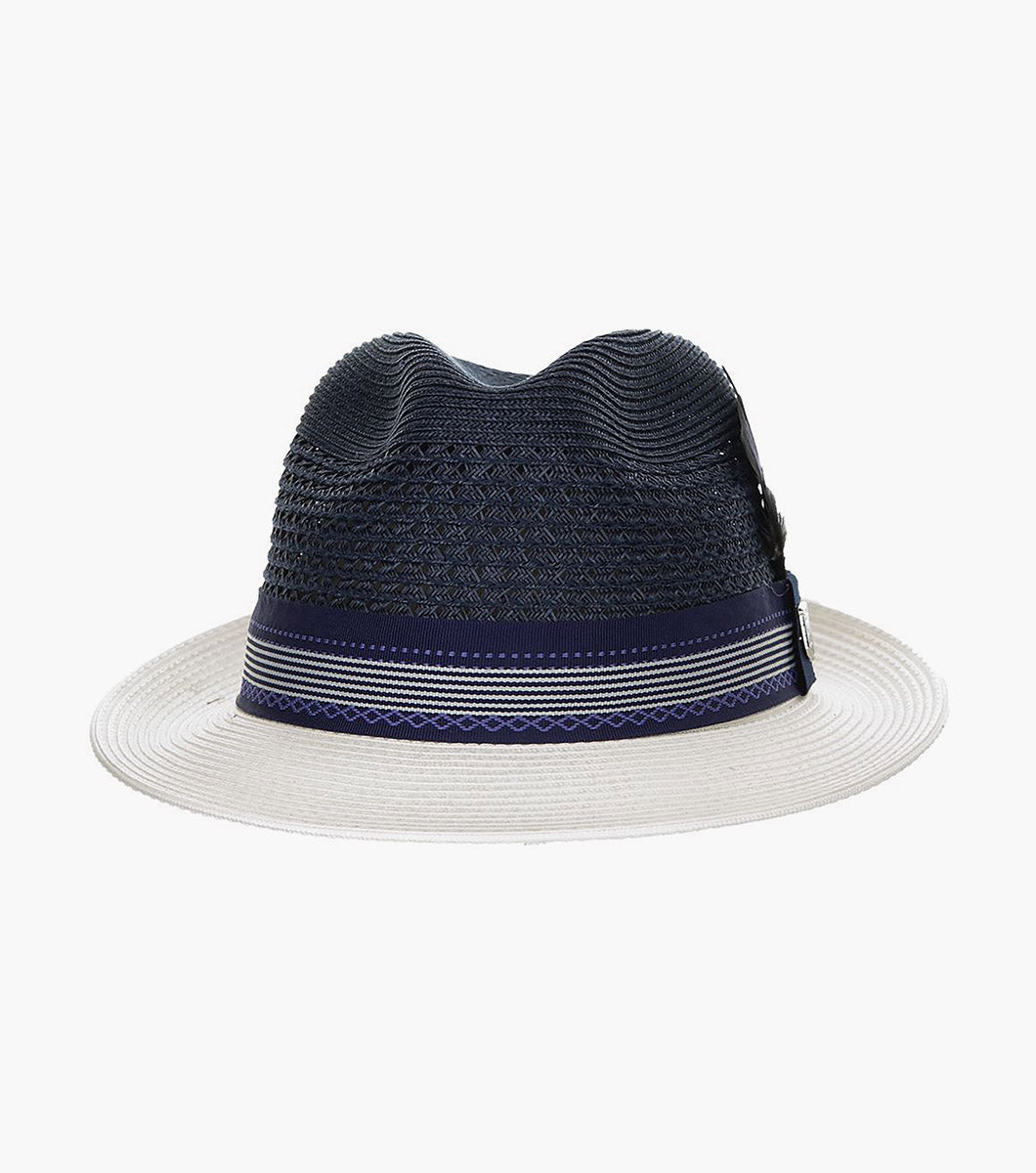 JALEN FEDORA Poly Braided Pinch Front Hat
