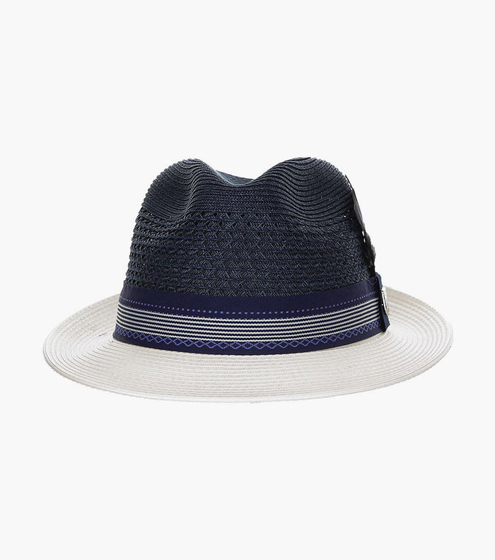 JALEN FEDORA Poly Braided Pinch Front Hat