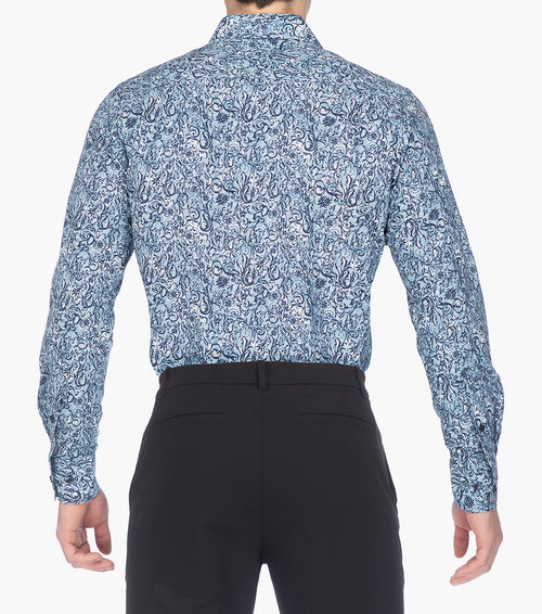 BRAFMAN DRESS SHIRT Spread Collar