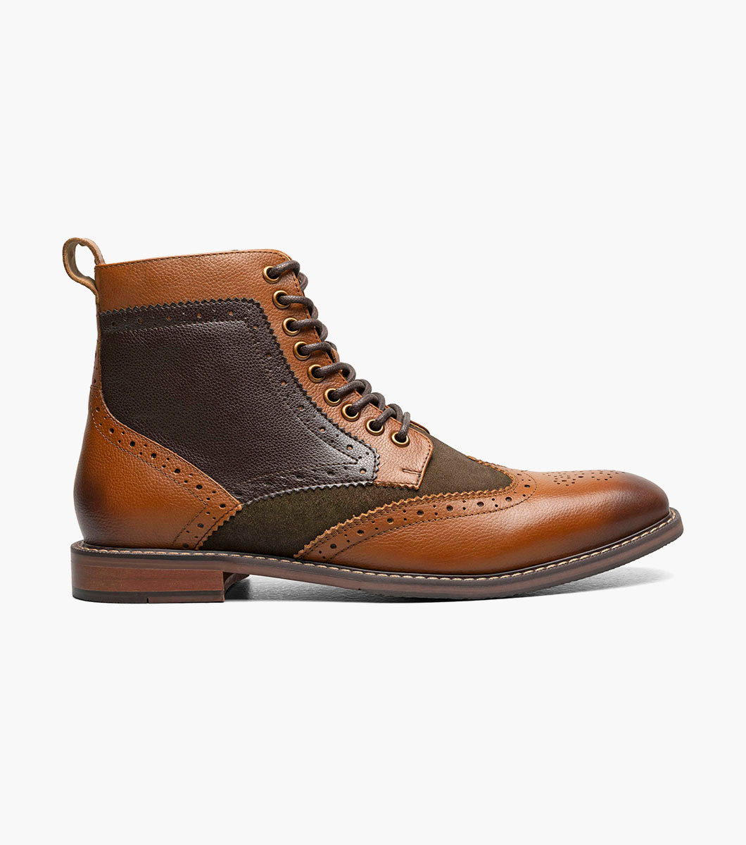 FINNEGAN Wingtip Lace Up Boot
