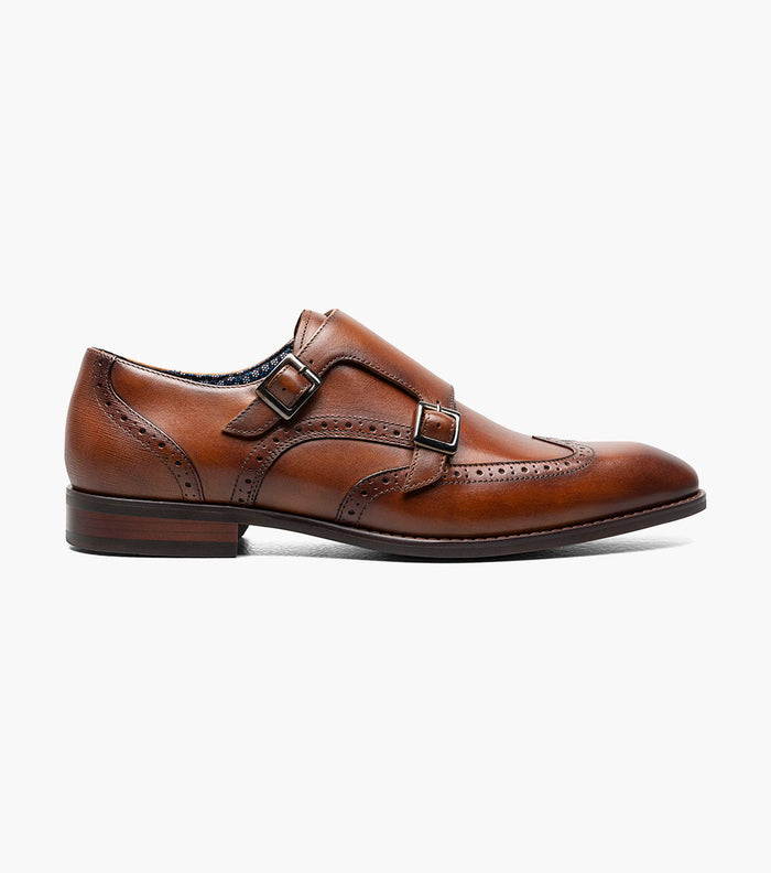KARSON Wingtip Double Monk Strap