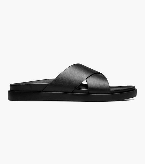 Stacy Adams Montel Cross Strap Slide Sandal by Stacy Adams Shoes