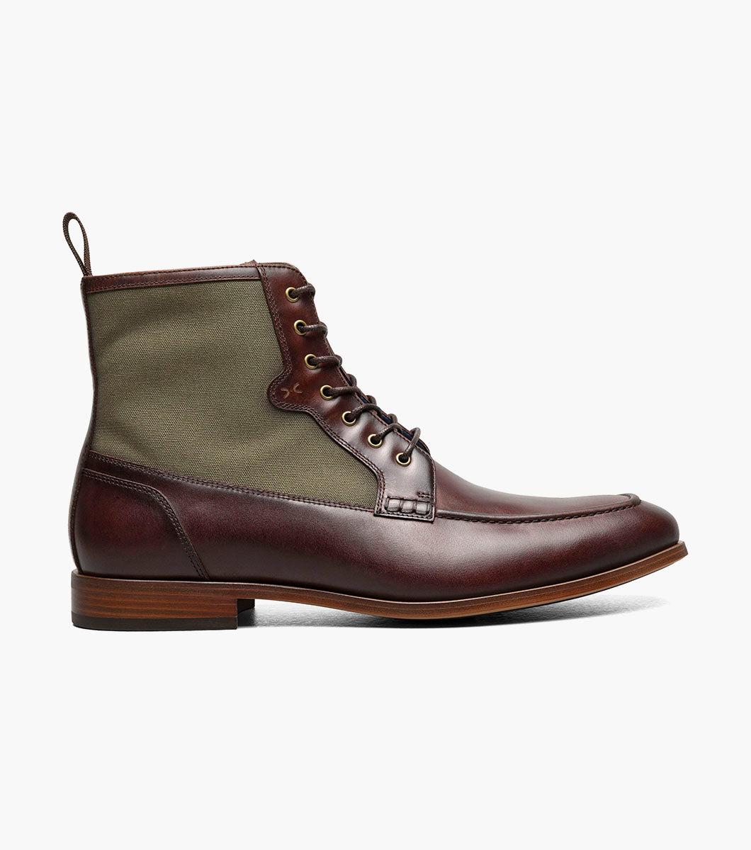 BRUMLEY Moc Toe Lace Up Boot