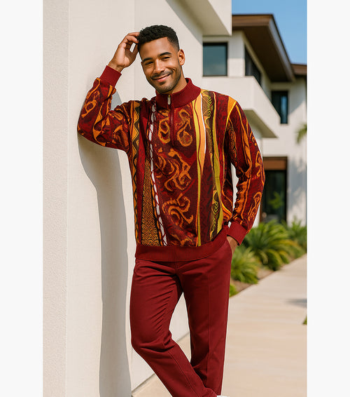 SINCLAIR Quarter Zip Sweater