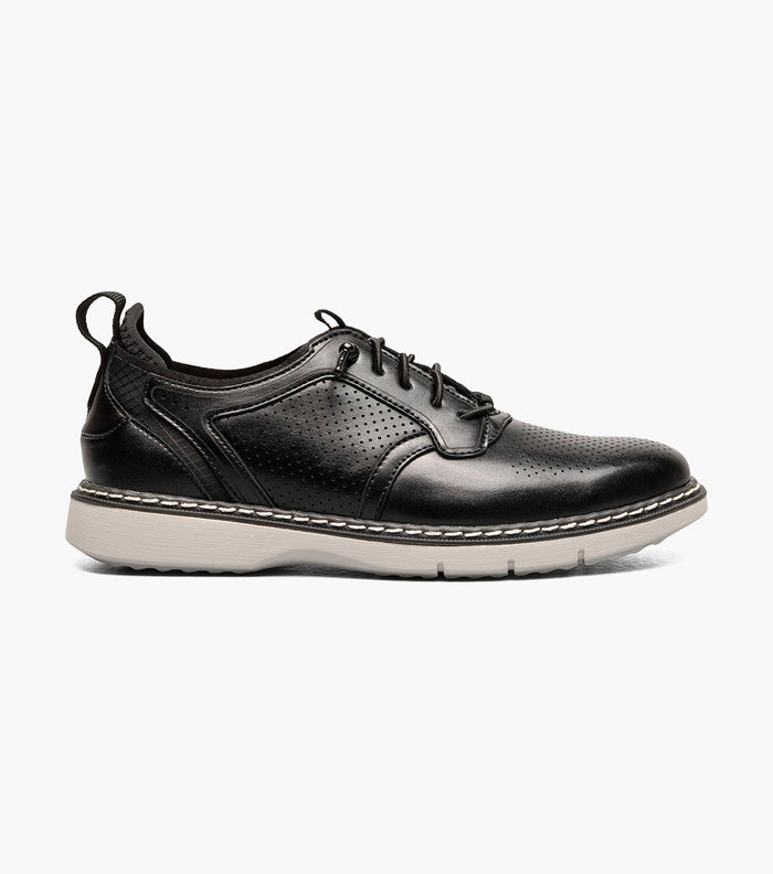 KIDS SYNC Plain Toe Elastic Lace Up