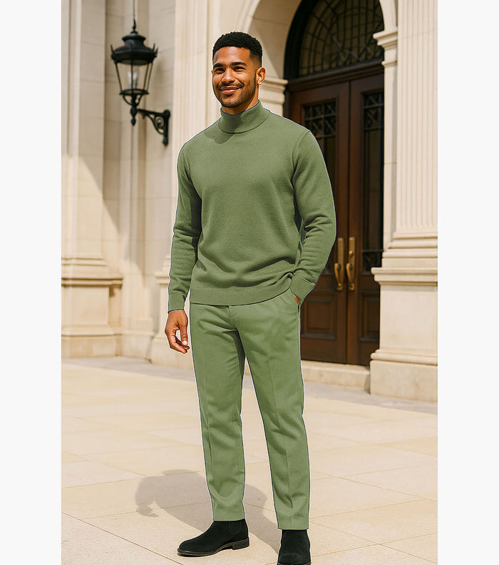 ASHER Mock Neck Sweater