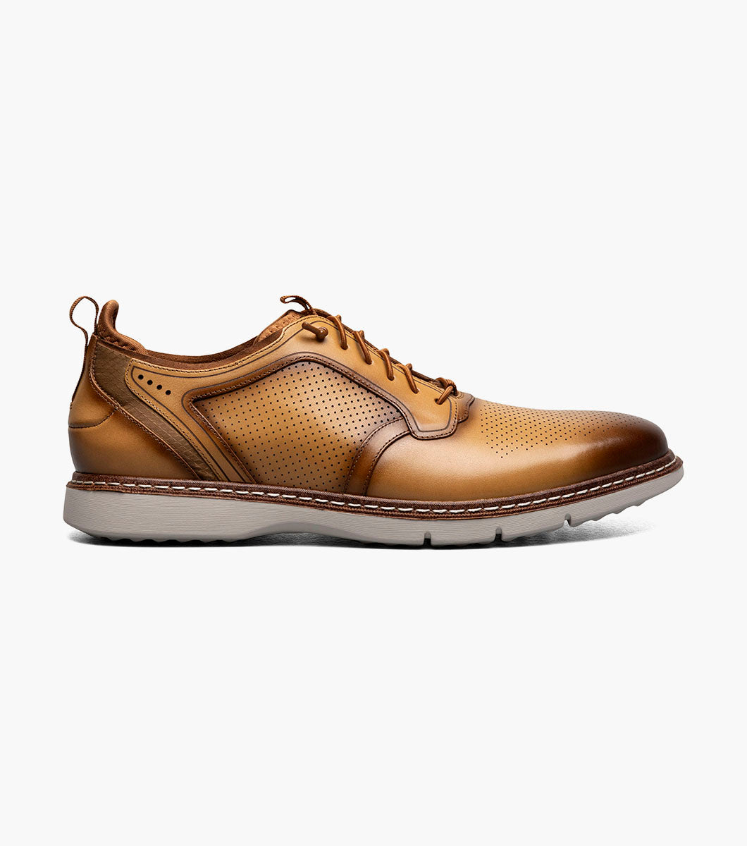 SYNC Plain Toe Elastic Lace Up
