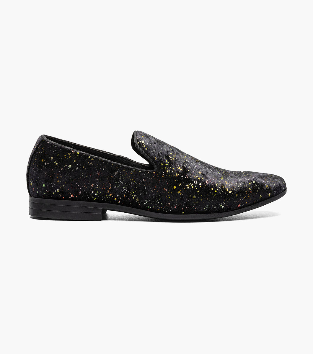 Stacy Adams Stellar Plain Toe Glitter Slip On by Stacy Adams Shoes