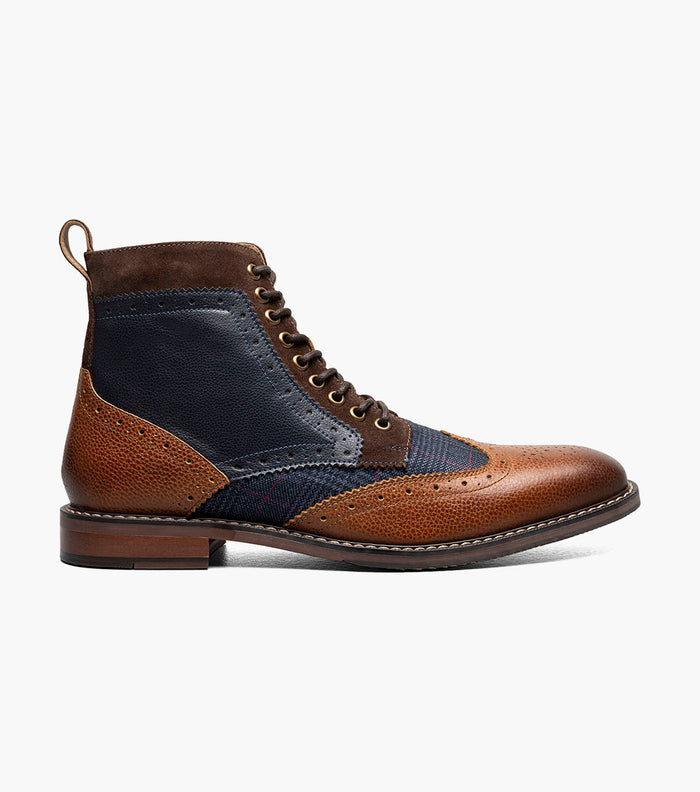 FINNEGAN Wingtip Lace Up Boot