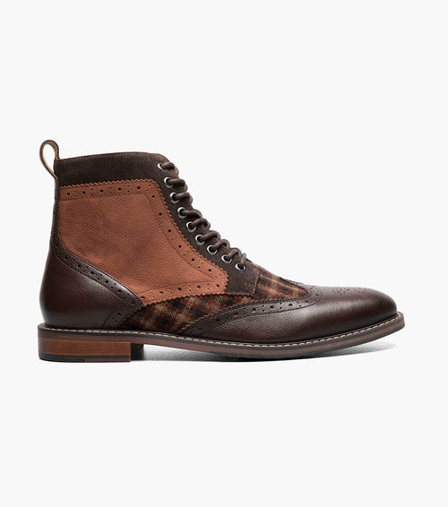 FINNEGAN Wingtip Lace Up Boot