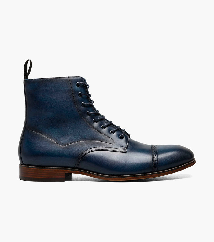 HENRY Cap Toe Lace Up Boot