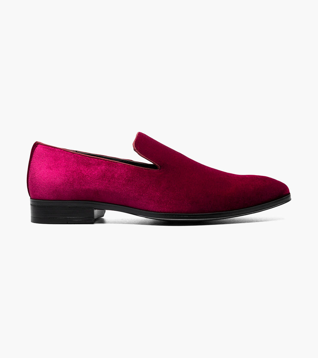 Stacy Adams Savian Plain Toe Velour Slip On by Stacy Adams Shoes