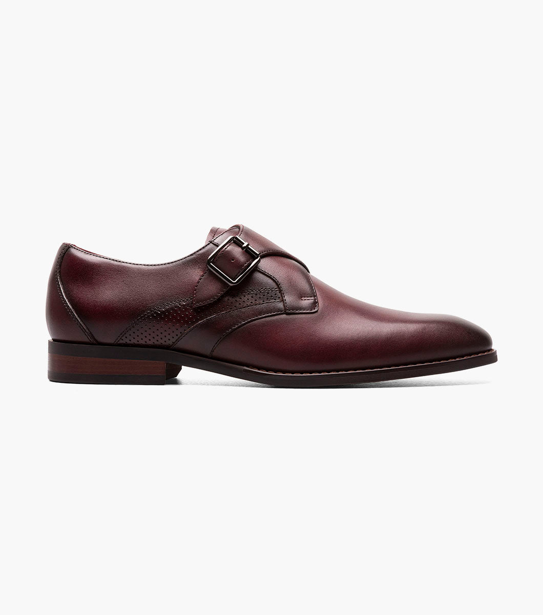 Stacy Adams Karcher Plain Toe Monk Strap by Stacy Adams Shoes