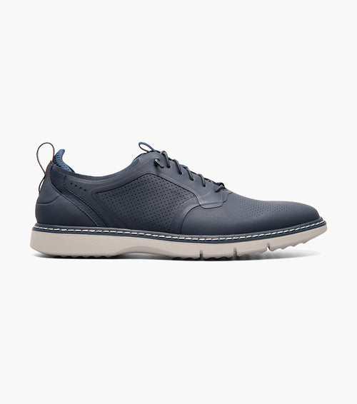 SYNCHRO Plain Toe Elastic Lace Up