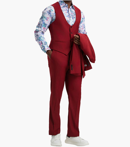 STILLER 3 Piece Vested Suit