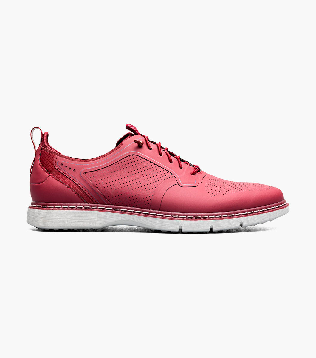 SYNCHRO Plain Toe Elastic Lace Up
