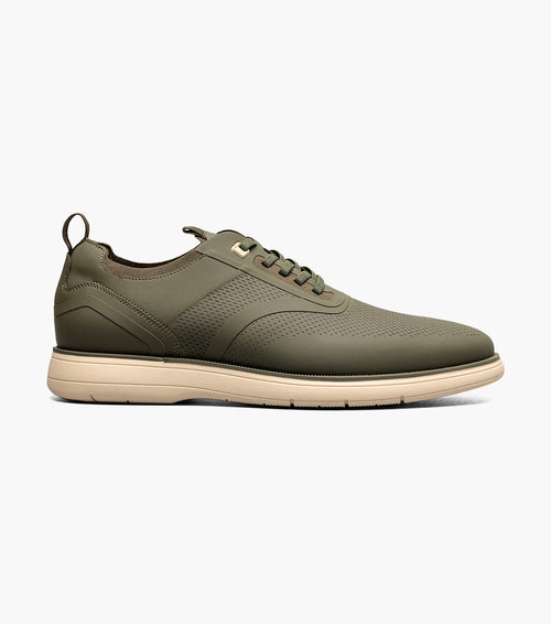 EVERIDGE Plain Toe Elastic Lace Up