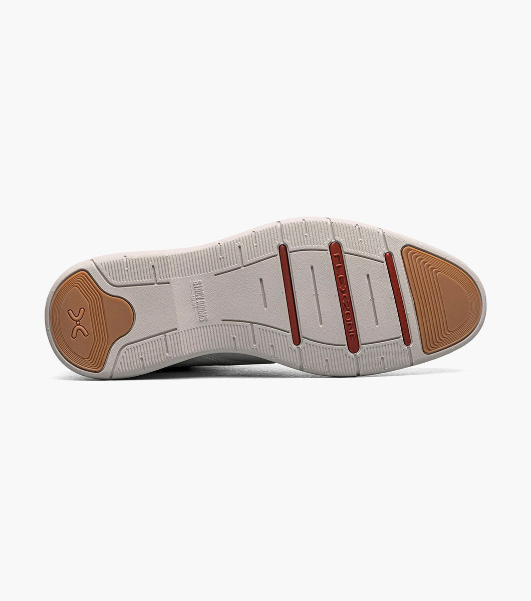 EASTMONT Plain Toe Elastic Lace Chukka Boot