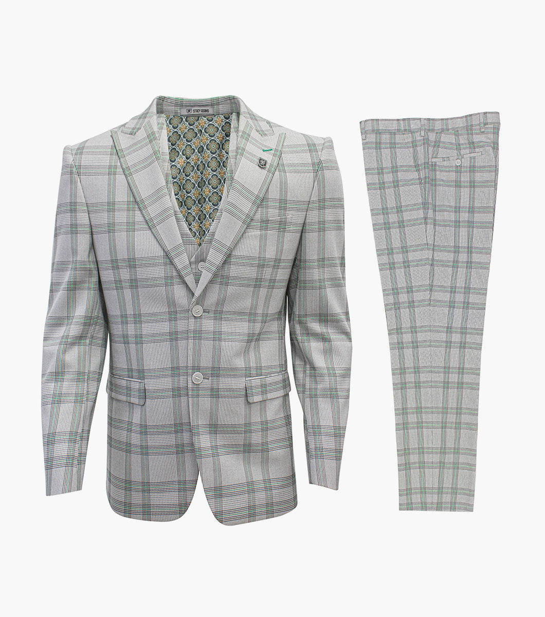 ROCHE 3 Piece Vested Suit
