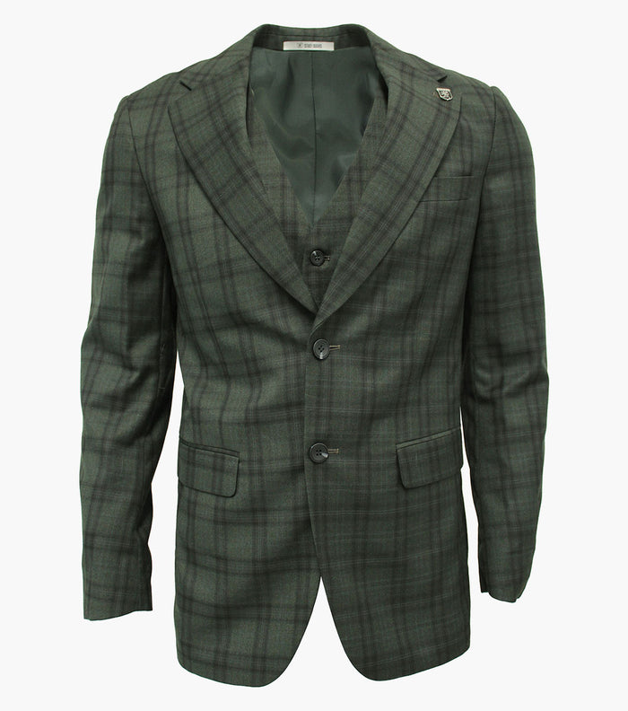 HACKMAN 3 Piece Vested Suit