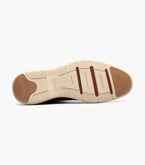 EASTMONT Plain Toe Elastic Lace Chukka Boot