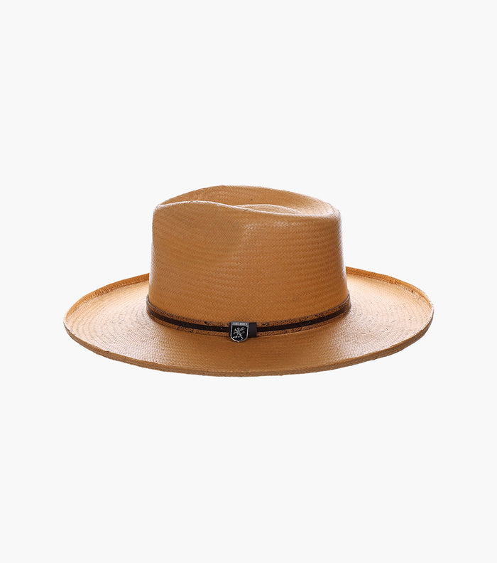 MILANO FEDORA Toyo Pinched Front Hat