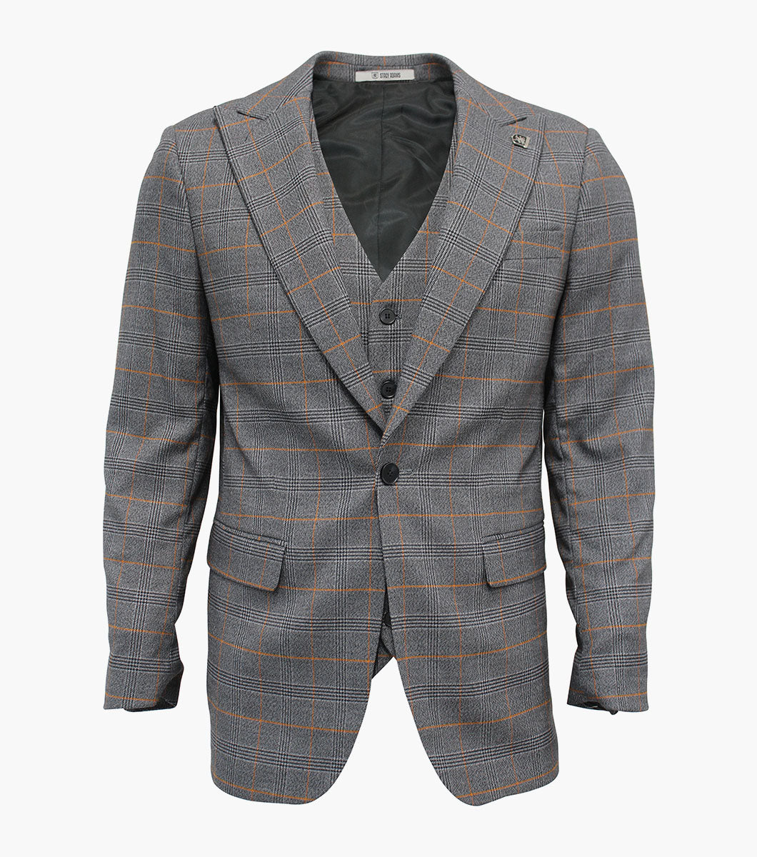 CROWE 3 Piece Vested Suit