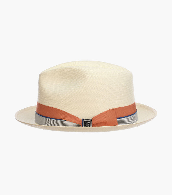 BRUNSWICK FEDORA Toyo Pinch Front Hat