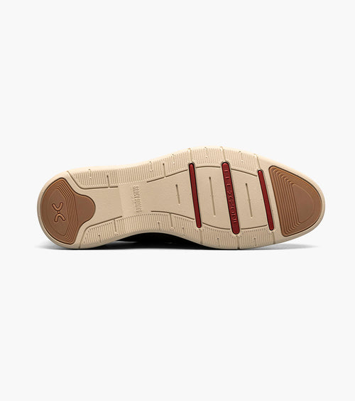 EVERIDGE Plain Toe Elastic Lace Up